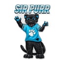 NFL Carolina Panthers Classic Mascot Shape Cut Pennant - Home and Living Room Décor - Soft Felt EZ to Hang By Rico Industries
