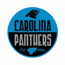 Panthers - Cr Shape Cut Logo With Header Card - Classic Design
