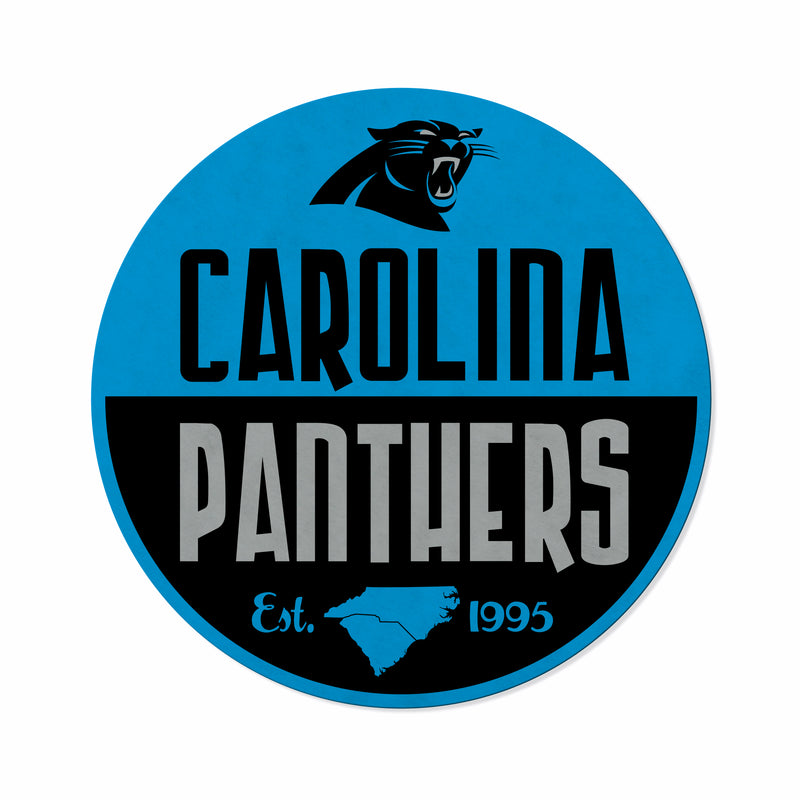 Panthers - Cr Shape Cut Logo With Header Card - Classic Design