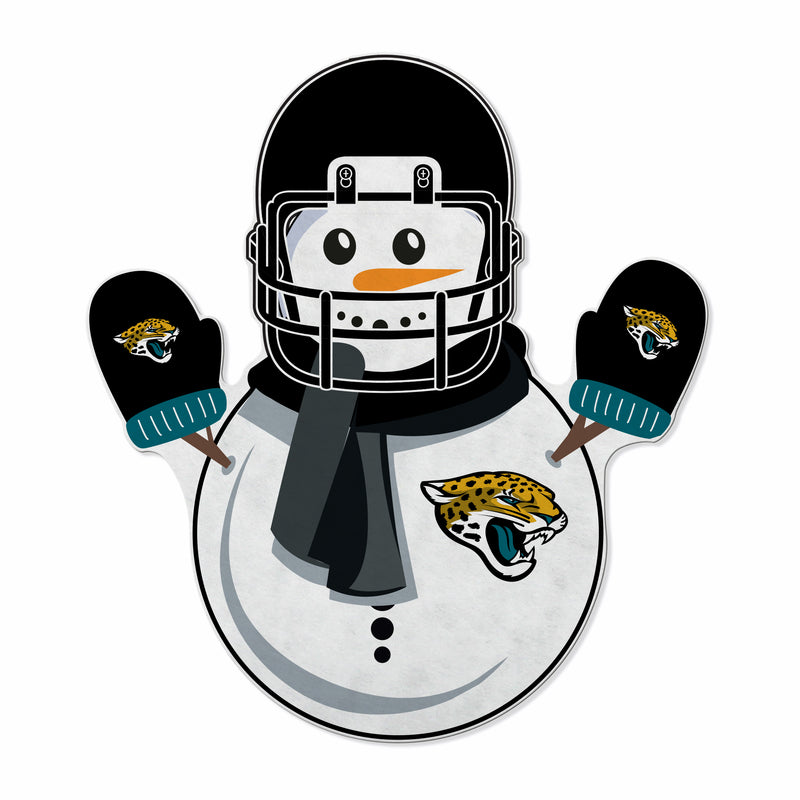 Jaguars Snowman Shape Cut Pennant