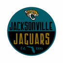 Jaguars Shape Cut Logo With Header Card - Classic Design