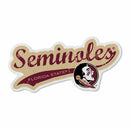 Florida State Shape Cut Logo With Header Card - Distressed Design