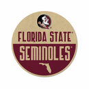 Florida State Shape Cut Logo With Header Card - Classic Design