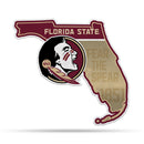 NCAA Florida State Seminoles Classic State Shape Cut Pennant - Home and Living Room Décor - Soft Felt EZ to Hang By Rico Industries
