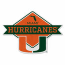 Miami University Shape Cut Logo With Header Card - Diamond Design