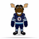NHL Winnipeg Jets Classic Mascot Shape Cut Pennant - Home and Living Room Décor - Soft Felt EZ to Hang By Rico Industries