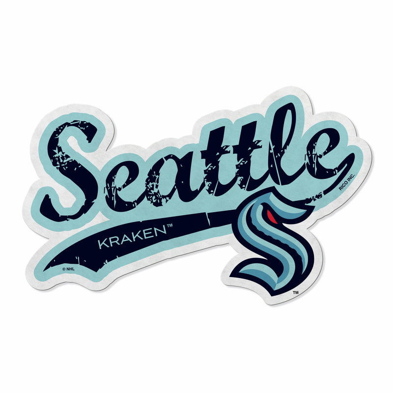 Kraken Shape Cut Logo With Header Card - Distressed Design