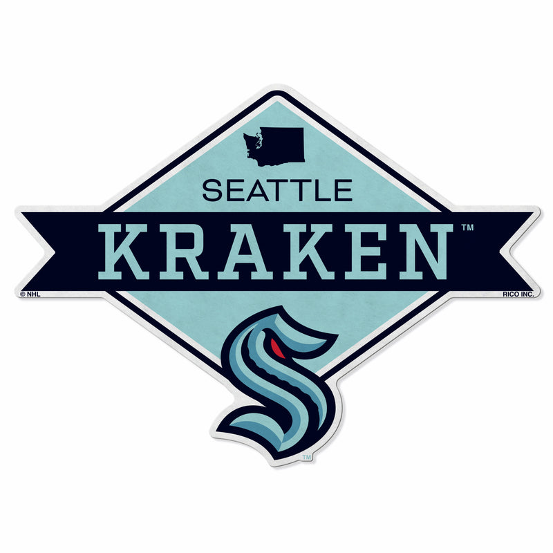 Kraken Shape Cut Logo With Header Card - Diamond Design