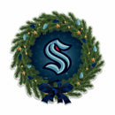 Kraken Holiday Wreath Shape Cut Pennant