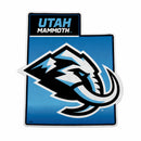 Utah Mammoth 18" Shape Cut Pennant - State Shape