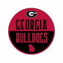 Georgia University Shape Cut Logo With Header Card - Classic Design