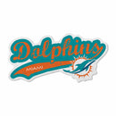 Dolphins Shape Cut Logo With Header Card - Distressed Design