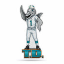 NFL Miami Dolphins Classic Mascot Shape Cut Pennant - Home and Living Room Décor - Soft Felt EZ to Hang By Rico Industries