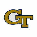 Georgia Tech Yellow Jackets Primary Logo Design Shape Cut Pennant
