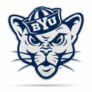 NCAA BYU Cougars Classic Mascot Shape Cut Pennant - Home and Living Room Décor - Soft Felt EZ to Hang By Rico Industries