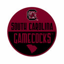 South Carolina University Shape Cut Logo With Header Card - Classic Design