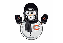 Bears Snowman Shape Cut Pennant