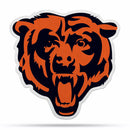 NFL Chicago Bears Classic Team Logo Shape Cut Pennant - Home and Living Room Décor - Soft Felt EZ to Hang By Rico Industries