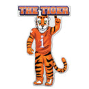 NCAA Clemson Tigers Classic Mascot Shape Cut Pennant - Home and Living Room Décor - Soft Felt EZ to Hang By Rico Industries