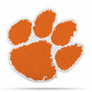 NCAA Clemson Tigers Classic Team Logo Shape Cut Pennant - Home and Living Room Décor - Soft Felt EZ to Hang By Rico Industries