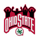 Ohio State Buckeyes Shape Cut Pennant - O-H-I-O Hand Sign