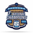 NCAA North Carolina Tar Heels Multi Time Championship Shape Cut Pennant - Home and Living Room Décor - Soft Felt EZ to Hang By Rico Industries