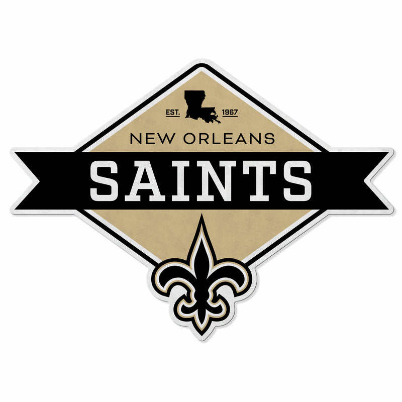 Saints Shape Cut Logo With Header Card - Diamond Design