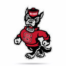 NCAA N.Carolina State Wolfpack Classic Mascot Shape Cut Pennant - Home and Living Room Décor - Soft Felt EZ to Hang By Rico Industries