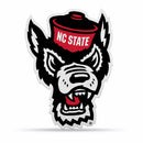North Carolina State Shape Cut Primary Logo Pennant With Header Card