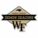 Wake Forest Shape Cut Logo With Header Card - Diamond Design