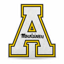 NCAA Appalachian State Mountaineers Classic Team Logo Shape Cut Pennant - Home and Living Room Décor - Soft Felt EZ to Hang By Rico Industries