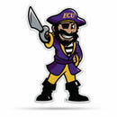 NCAA East Carolina Pirates Classic Mascot Shape Cut Pennant - Home and Living Room Décor - Soft Felt EZ to Hang By Rico Industries