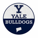Yale Bulldogs Shape Cut Logo With Header Card - Classic Design