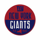 Giants - Ny Shape Cut Logo With Header Card - Classic Design