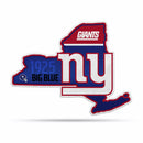 NFL New York Giants Classic State Shape Cut Pennant - Home and Living Room Décor - Soft Felt EZ to Hang By Rico Industries