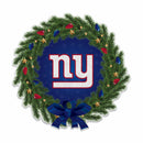 Giants - Ny Holiday Wreath Shape Cut Pennant