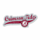 Alabama University Shape Cut Logo With Header Card - Distressed Design