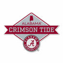 Alabama University Shape Cut Logo With Header Card - Diamond Design