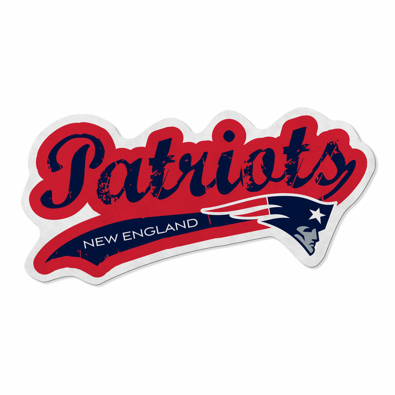 Patriots Shape Cut Logo With Header Card - Distressed Design