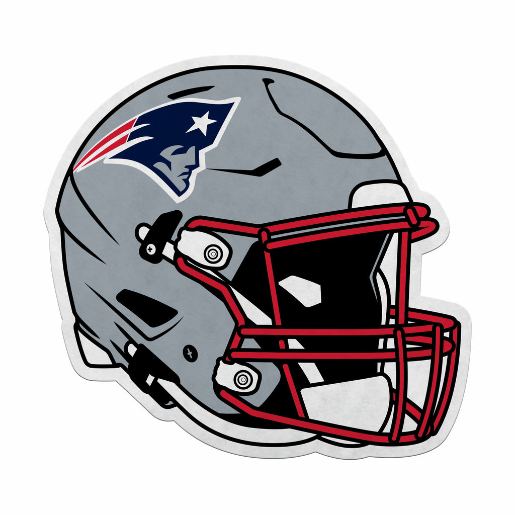 different football helmet shapes New England Patriots Football Helmet Shape Cut Pennant