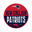 Patriots Shape Cut Logo With Header Card - Classic Design