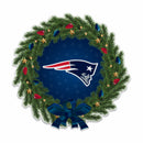 Patriots Holiday Wreath Shape Cut Pennant
