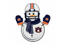 Auburn Snowman Shape Cut Pennant