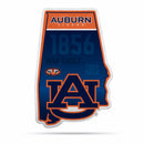 NCAA Auburn Tigers Classic State Shape Cut Pennant - Home and Living Room Décor - Soft Felt EZ to Hang By Rico Industries