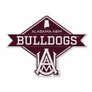 Alabama A&M Shape Cut Logo With Header Card - Diamond Design