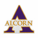 Alcorn State Shape Cut Primary Logo Pennant With Header Card