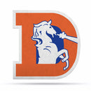 NFL Denver Broncos Retro Shape Cut Pennant - Home and Living Room Décor - Soft Felt EZ to Hang By Rico Industries