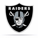 NFL Las Vegas Raiders Classic Team Logo Shape Cut Pennant - Home and Living Room Décor - Soft Felt EZ to Hang By Rico Industries