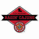 Louisiana Lafayette Shape Cut Logo With Header Card - Diamond Design