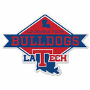Louisiana Tech Shape Cut Logo With Header Card - Diamond Design